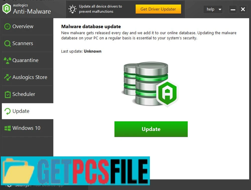 Auslogics Anti Malware Download for Windows 