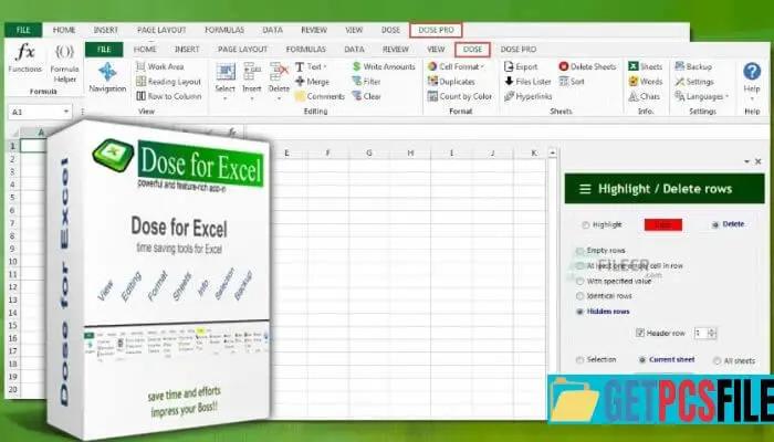 Dose For Excel Free Download