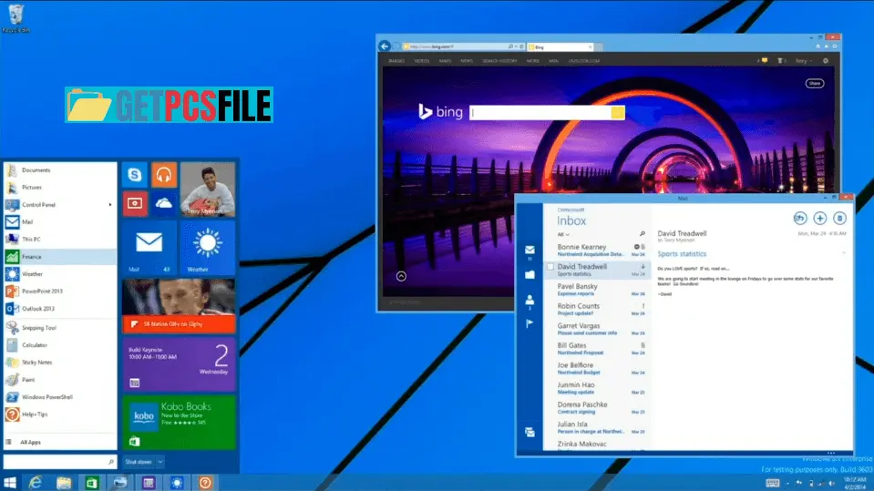 Desktop image of Win8 Iso Download